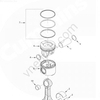 Вкладыши коленвала шатунные 0,5 Cummins 6CT ISC L 3950663 - фото 11