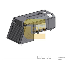 Haube und Auskleidung des Motorgraders (montiert), Katalog DZ-98V1.52.01.000 - image 16 | Product