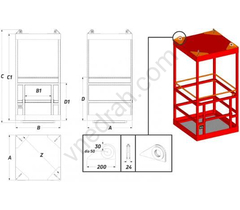 Working platform for crane and special equipment KRAN-1 (basket, cradle) - image 11 | Product