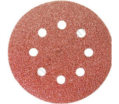 Abrasive wheel on a pile backing with Velcro, perforated, P 24, 125 mm, 5 pcs Matrix - image 11 | Product