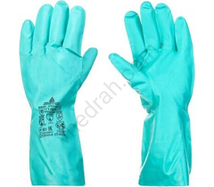 Chemical protection gloves Delta Plus (VE801VE09) nitrile coating waterproof 9 (L) green - image 21 | Product