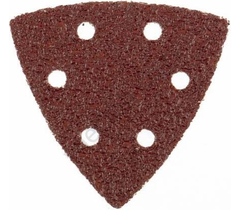 Abrasive triangle on a pile backing with Velcro, perforated, P 60, 93 mm, 5 pcs Matrix - image 16 | Product