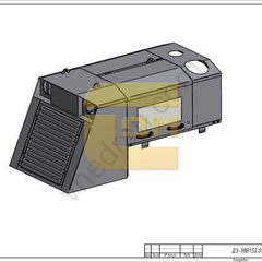 Haube und Auskleidung des Motorgraders (montiert), Katalog DZ-98V1.52.01.000 - image 16 | Product