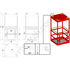Working platform for crane and special equipment KRAN-1 (basket, cradle) - image 11 | Product