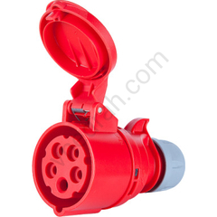 Portable power cable socket PCE 5P 400 V (50+60 Hz) red - image 16 | Product