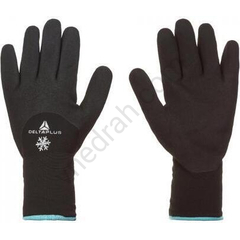 Перчатки для защиты от термических рисков Delta Plus (VV750NO10) 13 нитриловое покрытие утепленные 10 (XL) черные - фото 21