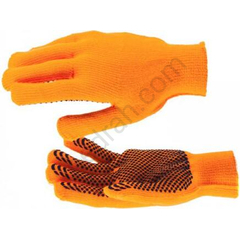 Polyacrylonitrile plush gloves, PVC "dot", 10 cl, 58g Sibrtech Russia - image 11 | Product