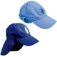 Бейсболка Lalizas 40557 взрослый размер синяя с защитной накидкой хлопковая - фото 245
