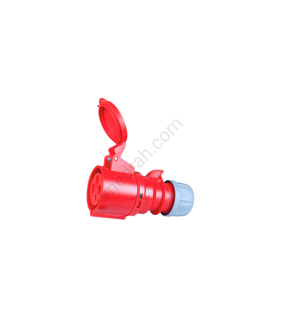 Portable power cable socket PCE 4P 400 V (50+60 Hz) red - image 11 | Product