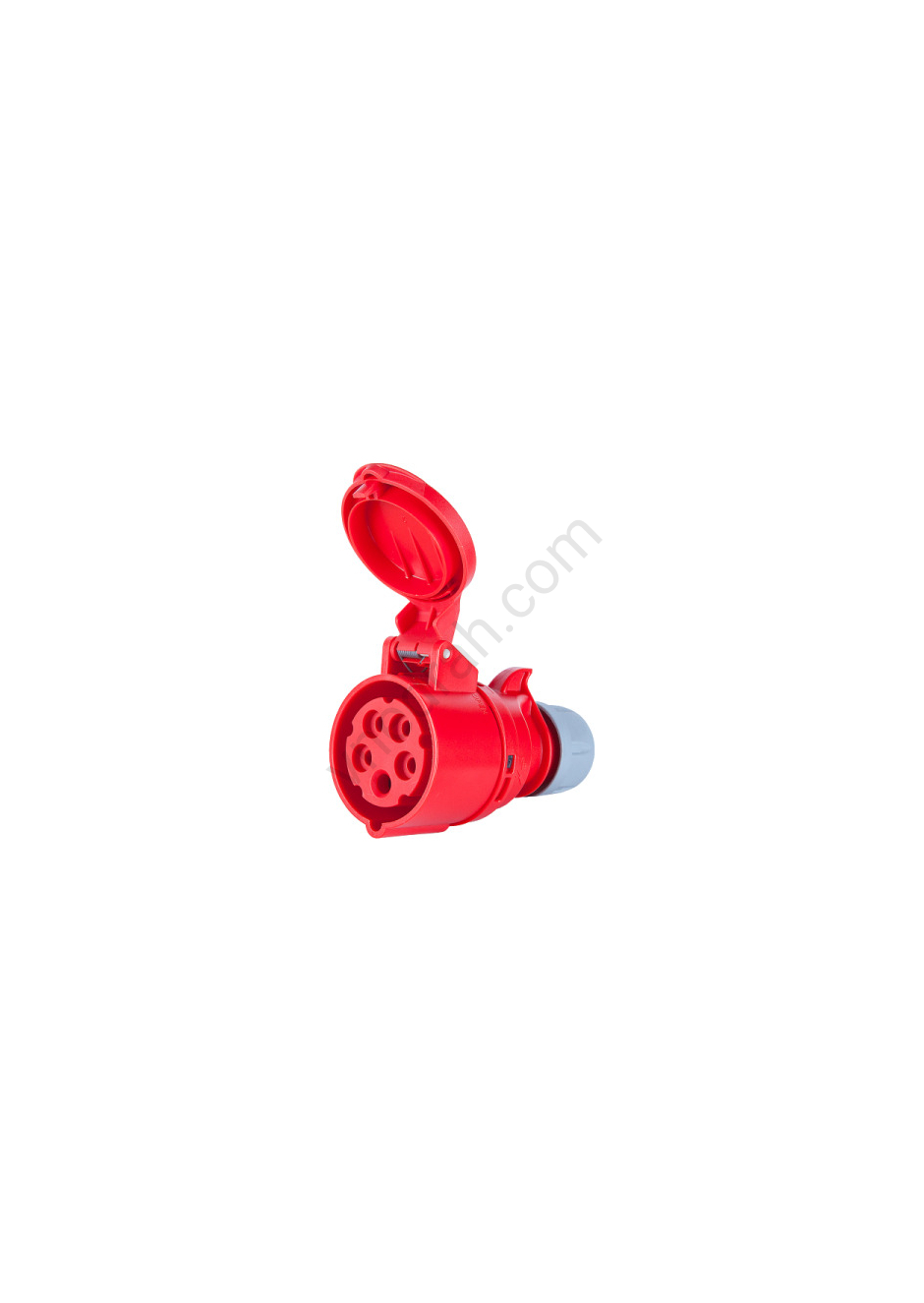 Розетка силовая кабельная переносная PCE 5P 400 в (50+60 гц) красная - фото 16