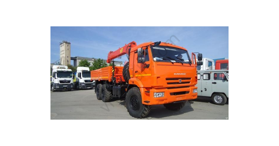 КамАЗ 43118 бортовой с манипулятором ИТ 150 в наличии Цена 4.795.000 руб. Автомобиль бортовой с КМУ на базе КАМАЗ 43118-46 (6х6, двигатель 740.662 (Евро-4, 300 л.с, модель КП 154, ТНВД BOSCH, Common Rail, МКБ, МОБ, рестайлинговая кабина со спальном - фото 109