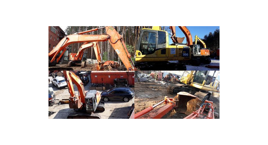 Handle used Hitachi excavator Hitachi Jcb disassembly - image 83 | Product