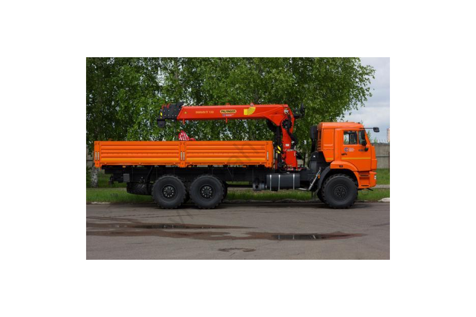 KamAZ 43118 an Bord mit Manipulator IT 150 auf Lager Preis 4.795.000 Rubel. Pritschenfahrzeug mit CMU basierend auf KAMAZ 43118-46 (6x6, Motor 740.662 (Euro-4, 300 PS, Modell KP 154, BOSCH-Einspritzpumpe, Common Rail, MKB, MOB, neu gestaltete Kabine mit S - image 112 | Equipment