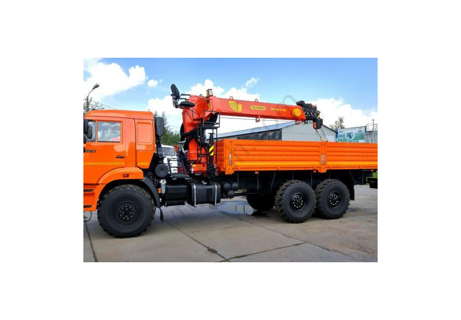 KamAZ 43118 an Bord mit Manipulator IT 150 auf Lager Preis 4.795.000 Rubel. Pritschenfahrzeug mit CMU basierend auf KAMAZ 43118-46 (6x6, Motor 740.662 (Euro-4, 300 PS, Modell KP 154, BOSCH-Einspritzpumpe, Common Rail, MKB, MOB, neu gestaltete Kabine mit S - image 116 | Equipment