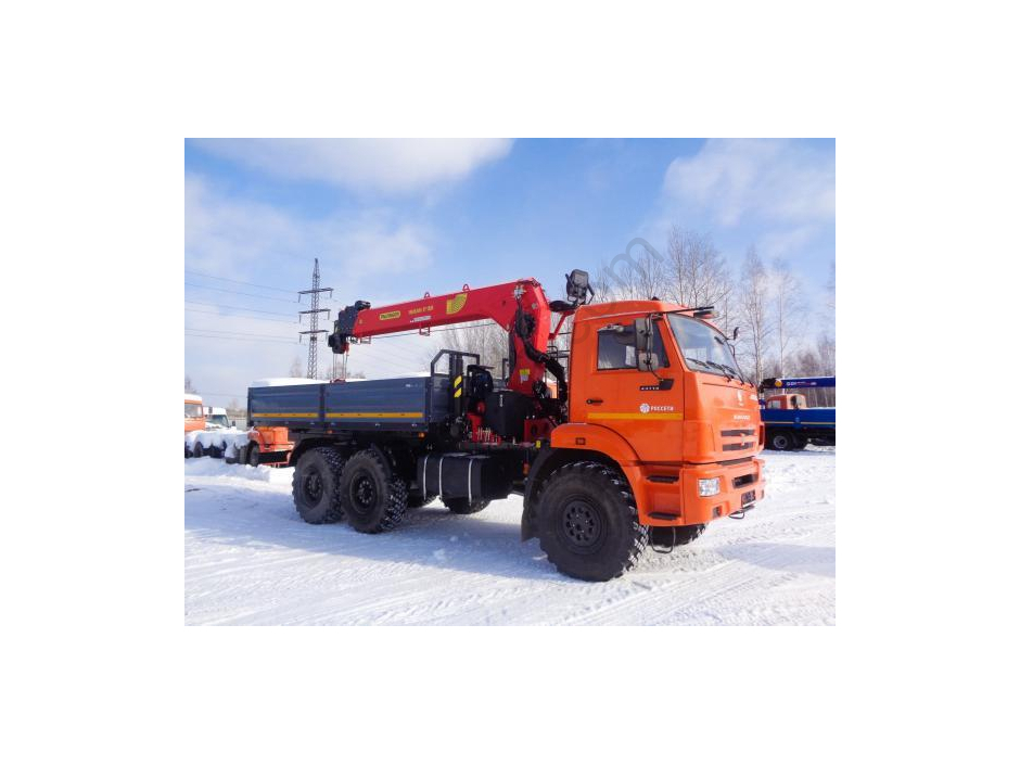 KamAZ 43118 an Bord mit Manipulator IT 150 auf Lager Preis 4.795.000 Rubel. Pritschenfahrzeug mit CMU basierend auf KAMAZ 43118-46 (6x6, Motor 740.662 (Euro-4, 300 PS, Modell KP 154, BOSCH-Einspritzpumpe, Common Rail, MKB, MOB, neu gestaltete Kabine mit S - image 106 | Equipment