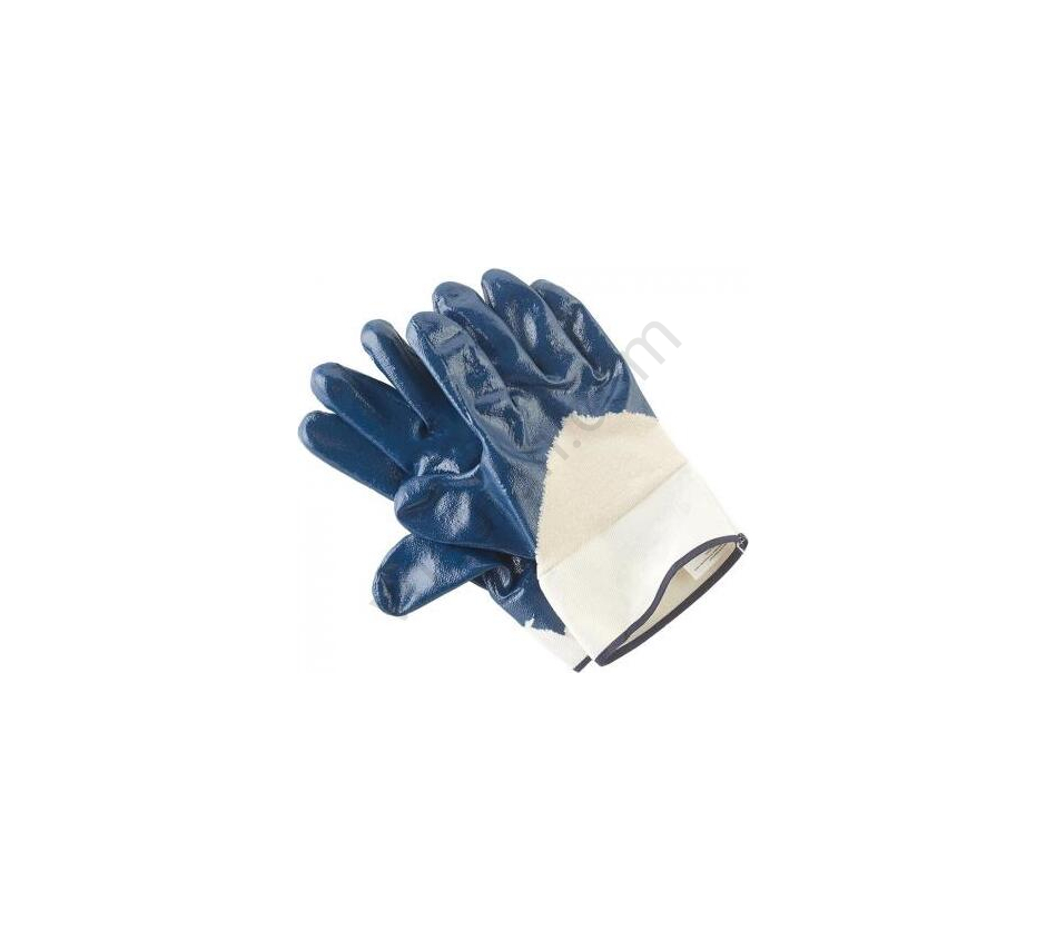 Перчатки защитные трикотажные с нитриловым покрытием Hesler 10 (L ) бело-синий - фото 44