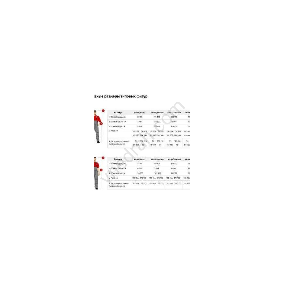Уценка. Костюм рабочий демисезонный мужской з03-КПК с СОП красный/черный (размер 52-54, рост 182-188) - фото 29