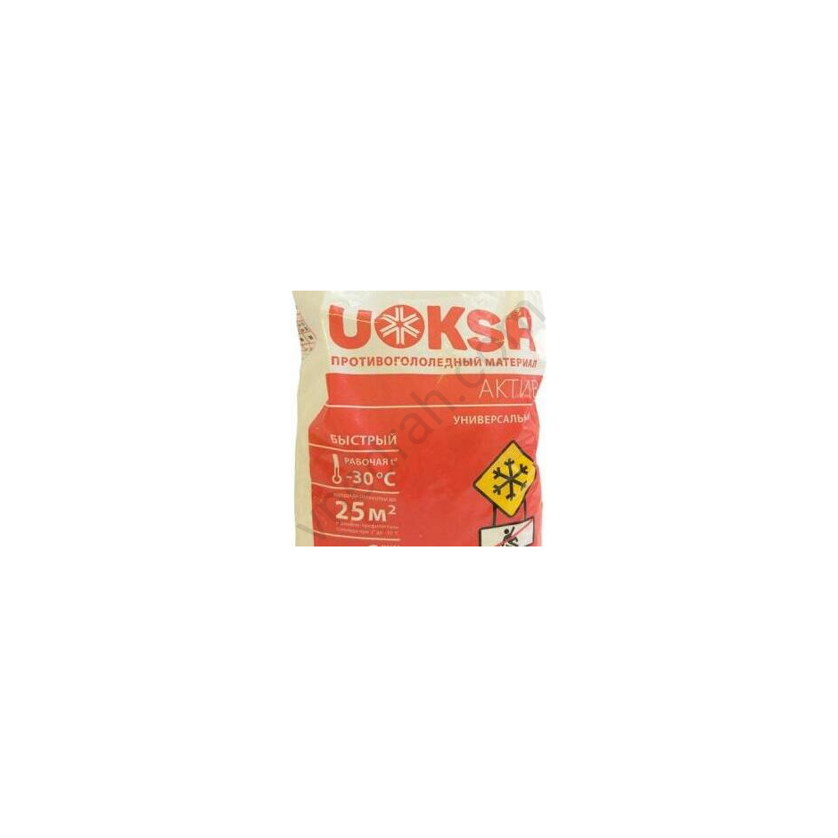 Реагент антигололёдный UOKSA «Актив», 1 кг, универсальный, работает при —30 °C, в пакете - фото 21